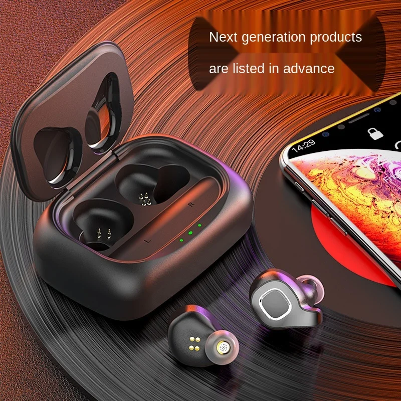 

The new TWS Bluetooth Binaural 5.0 high-quality smart, waterproof, portable charging case with charging compartment.