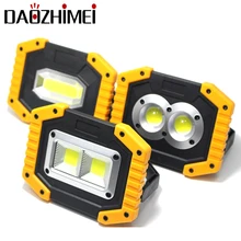 Портативный Точечный светильник, светодиодный рабочий светильник, Перезаряжаемый 18650 аккумулятор, уличный светильник для охоты, кемпинга, светодиодный светильник, светодиодный светильник