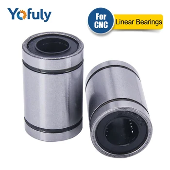 

LM6UU/LM8UU/LM10UU/LM12UU/LM25UU Linear Bearings 8mm CNC Linear Bearings for Rods Liner Rail Linear Shaft parts