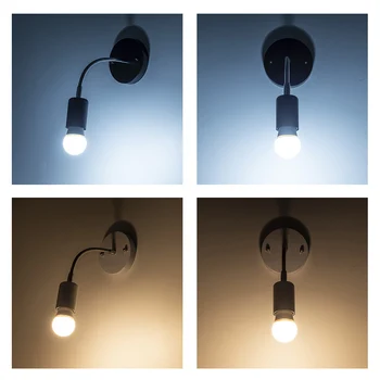 

Flexible Wall Lamp Simple Sconce Wall Lights Fixture E27 110V 220V Bedside Reading Lamp Kitchen Room Bedroom Indoor Lighting