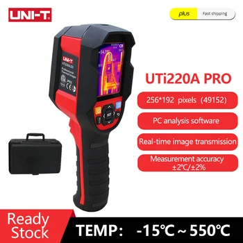 Cámara de imagen térmica UNI-T UTi220A Pro, 49152 píxeles, termómetro de reparación, cámara termográfica Imagic infrarroja 1