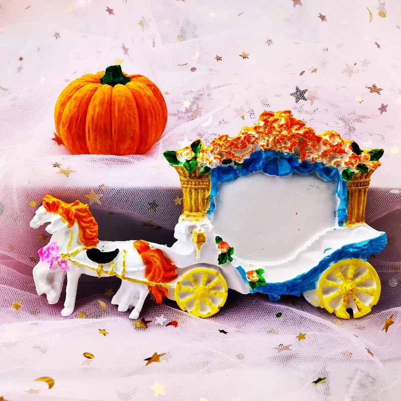 Cake Mold Wedding Carriage Silicone Mold 3D Craft Fondant Decor Clay Mold