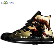 Уличная прогулочная обувь; Hellboy: Rise Of The Blood QueenPrinted/Mene; плимсоллы; спортивная обувь; удобные студенческие кроссовки на шнуровке