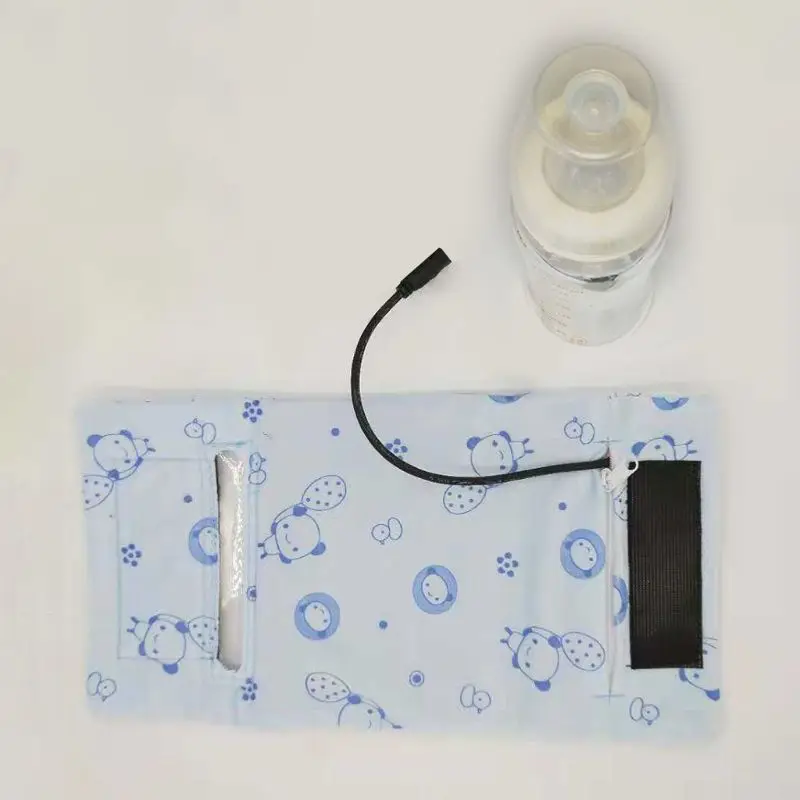 Визуальный USB портативный подогреватель молока Дорожный Чехол для детской бутылочки нагревательное одеяло изоляционный термостат теплый чехол 19QF
