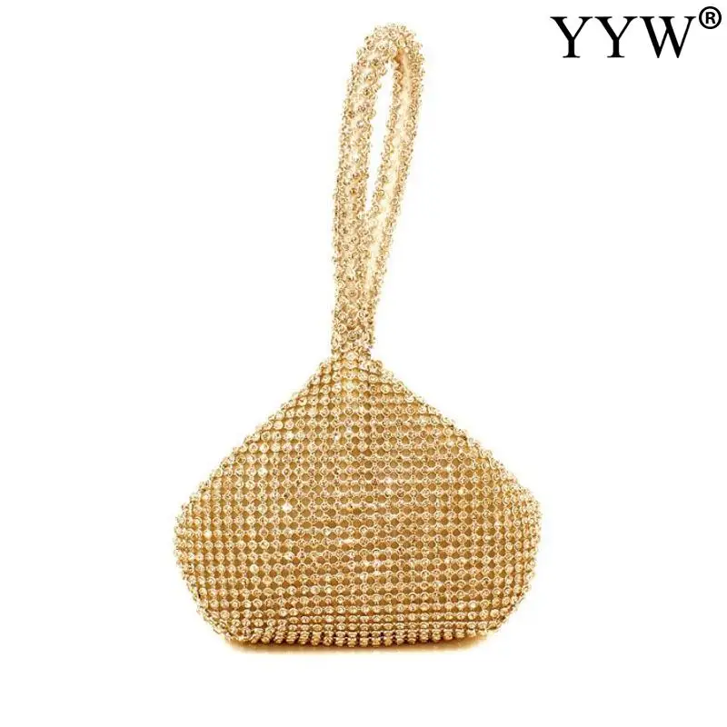2021 Luxury Women Clutch Bag With Rhinestone Diamonds Vintage Exquisite For Ladies Party Wedding Mini Purse Handbag Evening Bag