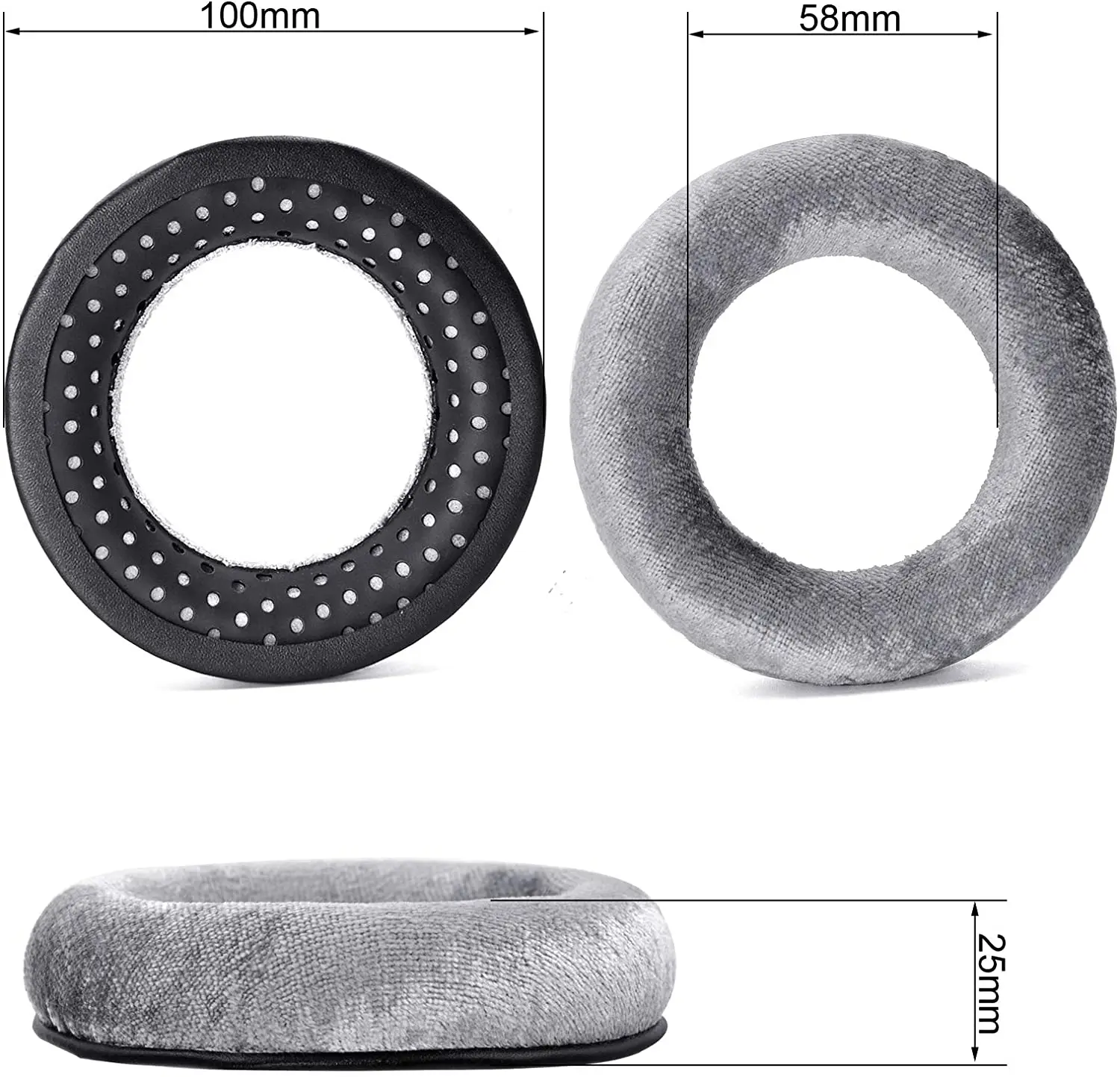 DT 770 Replacement Ear Pads Ear Cushion Pads Earpad Compatible with beyerdynamic DT990 / DT880