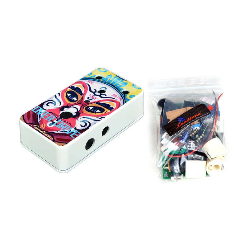 DIY Overdrive(OD1) набор гитарных педалей с Hammond 1590B style aluminum Box L2