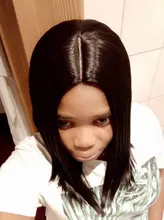 Peluca con malla Frontal de pelo lacio sintético Zesen 13*4 pelucas de Color degradado y Color verde peluca Frontal de encaje para mujer