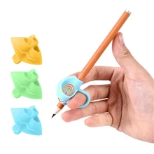 1 шт. ручка-карандаш коррекция осанки почерк пальцев для детей силикагель мягкий силиконовый гель нетоксичные аксессуары для письма
