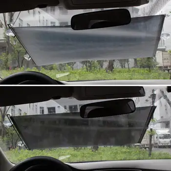 

Vehicle-Mounted Automatic Winding Sunshade Side Window Block Dotted Sunshade Car Retractable Sun Block
