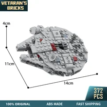 MOC Star – blocs de construction briques de guerre Micro Millennium Battle Fal, navette spatiale, jouets pour enfants, cadeaux de noël
