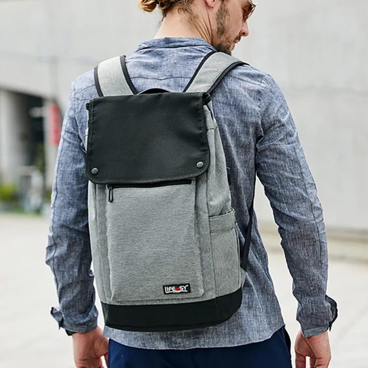 

New Style Korean-style Backpack Men's Simple Trend Schoolbag Computer Bag Multi-functional Outdoor Travel Insulated Backpack