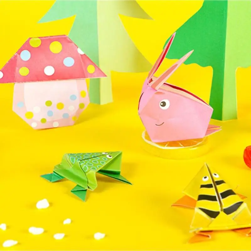 1 Набор, 3D креативная мультяшная бумага в сложенном виде, детская игрушка, книга оригами, самоулучшение, развлечение, новинка, воображение