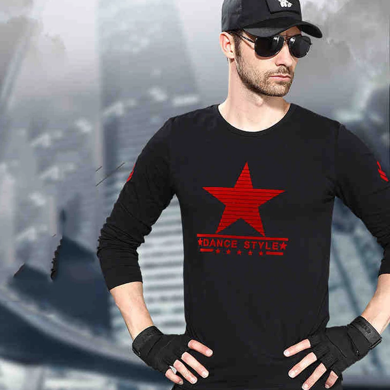 

Men's casual camouflage tactical outdoor tight T-shirt military enthusiasts men's breathable long-sleeved stretch Slim T-shirt