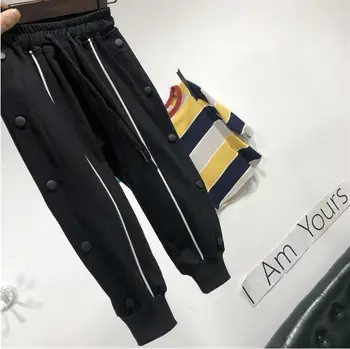 

2020 Korea style boys harem pants spring cotton fashion kids pants 3-8t HJ361