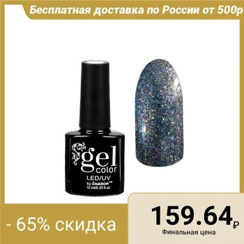 

Chameleon Gel Polish, three-phase LED / UV, for black base, 10ml, color 015 silver