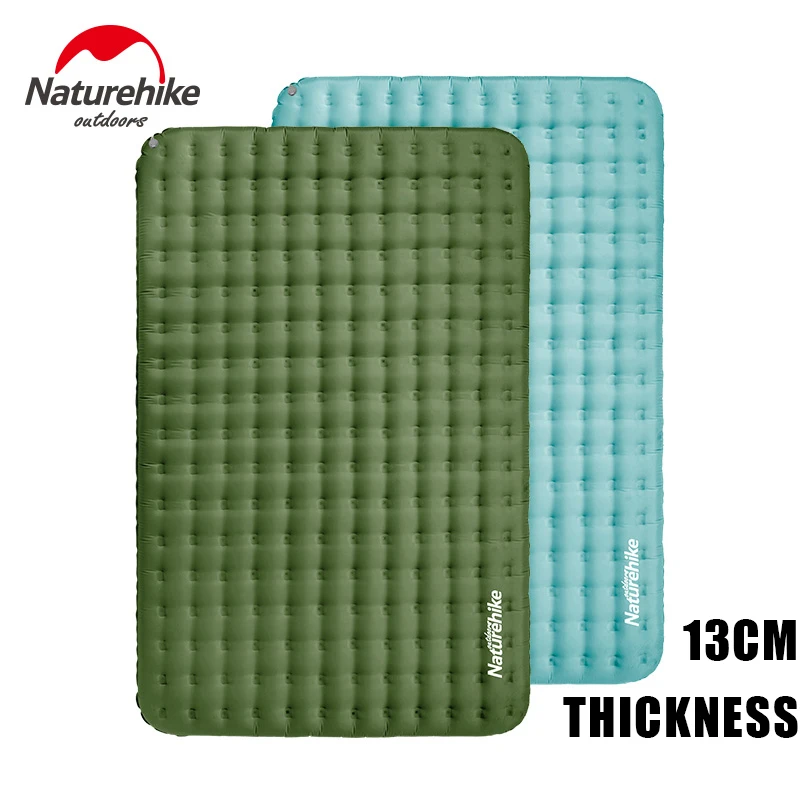 Naturehike TPU 13 см утолщенная надувная кровать для кемпинга Сверхлегкий Двойной надувной коврик
