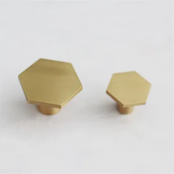 

5pcs/lot Gold Brass Cabinet Knobs Door Handles Dresser Knob Drawer Pulls Kitchen Furniture Hardware