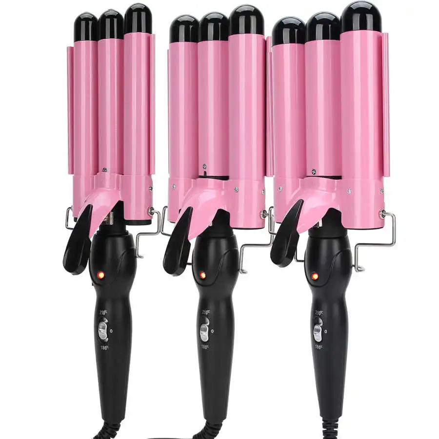

3 Barrels Hair Curling Iron Automatic Perm Splint Ceramic Hair Curler Professional Hair Waver Styling Tools Hair Styler Wand