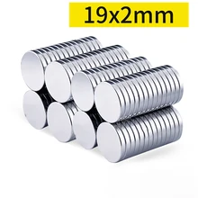 5/10/20/50pcs Round Neodymium Magnets Magnet Disc 19mm x 2mm Rare Earth Magnet Strong Craft Magnets N35