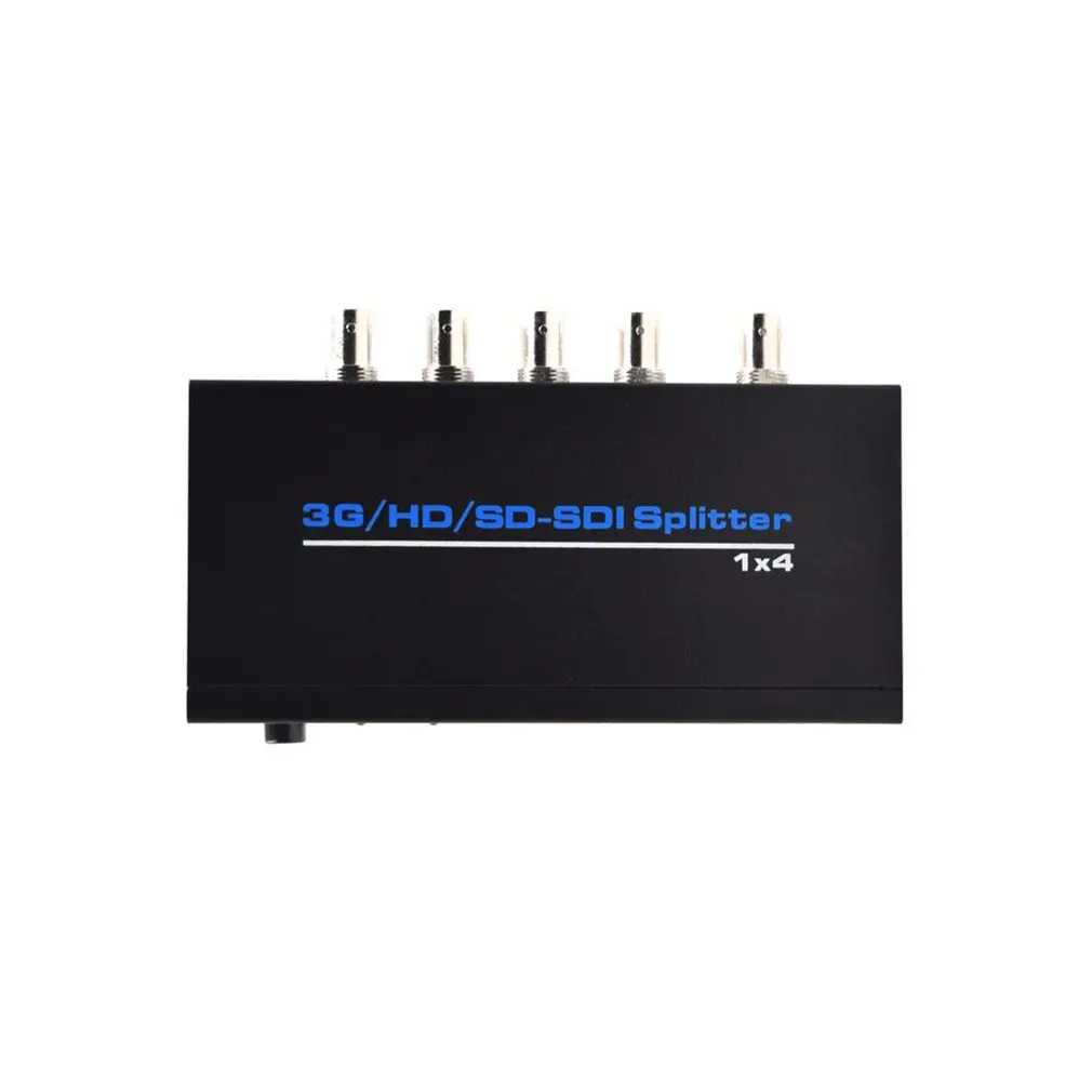Высокое качество SDI сплиттер 1x4 3g/HD/SD-SDI видео SDI сплиттер 1 в 4 из 1080P ретранслятор расширитель с адаптером питания