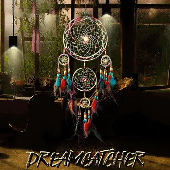 

Wall Hanging Dream Catcher Nordic Style Wind Bell Ornaments Dreamcatcher Boho Decor Window Curtain Hanging Decorative Pieces