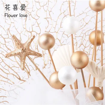 

Shell Accessories Creative Mermaid Jewelry Bouquet Decoration Accessories Flower Box Gift Package Materials