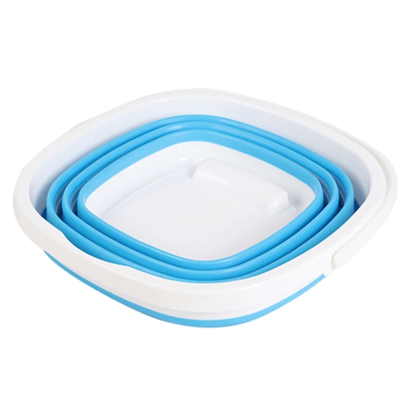 Portable Folding Bucket Foldable Basin Tourism Outdoor Folding Bucket Fishing Camping Car Wash Bucket Outdoor Camping