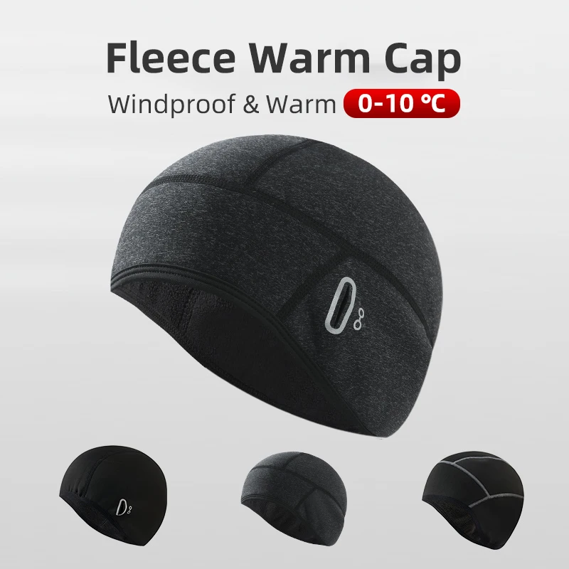 Winter Cycling Cap Fleece Cycling Cap Hat Men Winter Hat