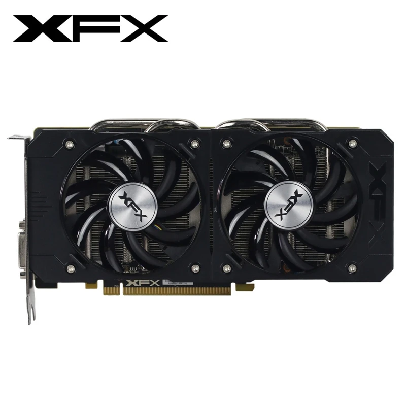 Видеокарта XFX R9 380 4 Гб, видеокарта AMD Radeon R9 380X4 Гб, видеоэкран, плата GPU, настольный компьютер, игровая карта, видеокарта, не Майнинг