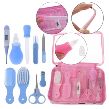 9 шт./компл. для новорожденных, для малышей и детей постарше для ухода за волосами, уход за волосами, уход за волосами, термометр Набор щеток для ухода