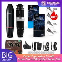 Dragonhawk топ тату машина комплект 2 шт. мотор поворотная ручка Мощность иглы