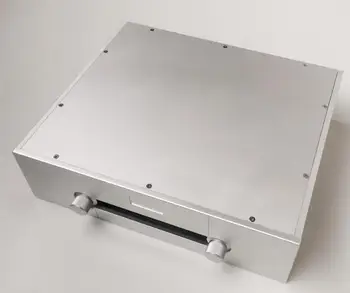 

2020 Silver Imitation GAO Wen All aluminum amplifier chassis / Pre-amplifier chassis / AMP Enclosure / case / (430*120*360mm)