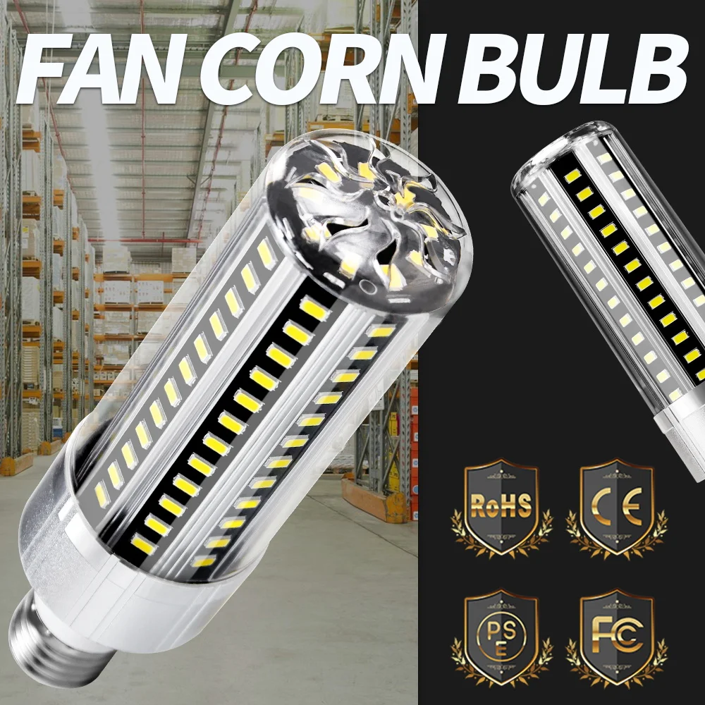 

WENNI Led Bulb E27 Corn Lamp 220V Bombilla Led Lamp 25W 35W 50W Led Light Bulb 110V E26 Lampara Factory Workshop Indoor Lighting