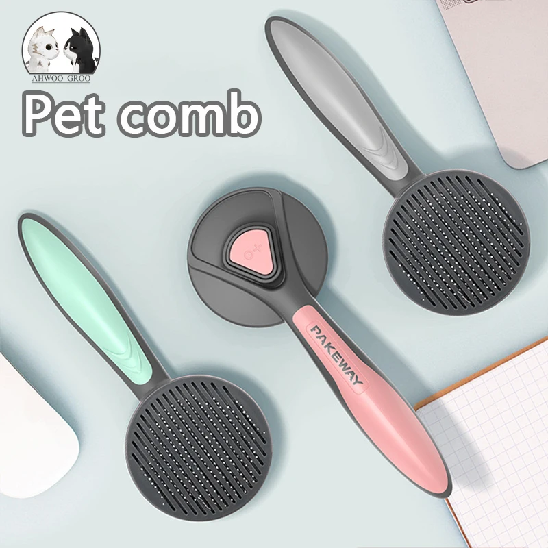 Peine automático para mascotas, cepillo eliminador de pelo Gato, peine para limpieza de belleza de perros, productos para mascotas