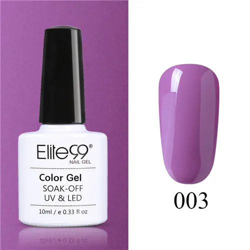 Elite99 винно-красный гель лак для ногтей 10 мл для дизайна ногтей маникюрный набор Гибридный гель Лаки нужно базовое верхнее покрытие для полигелевого лака - Цвет: PP003