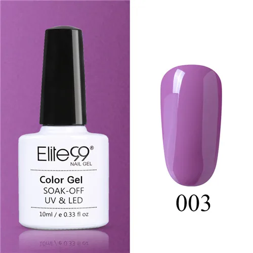 PP003 Elite99 винно-красный гель лак для ногтей 10 мл для дизайна ногтей маникюрный набор Гибридный гель Лаки нужно базовое верхнее покрытие для полигелевого лака - Цвет: PP003