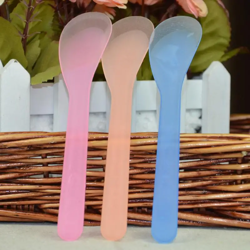 Plastic Mask Spoon DIY Facial Mask Mixing Spatulas Spoon Stick Skin Care Beauty Tool Eye Makeup Applicator Sticks Tools 10pcs makeup tool makeup tool set