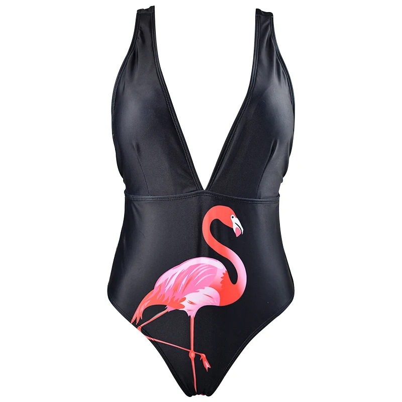 flamingo bathing suit womens
