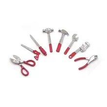 8 шт. миниатюрный мини кукольный домик садовый аксессуар молоток отвертка Ручной инструмент E65D