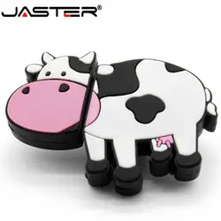 JASTER симпатичный USB флеш-накопитель мини-карта памяти коровы USB накопитель 4 ГБ 16 ГБ 32 ГБ 64 ГБ Флешка USB 2,0 свадебные подарки