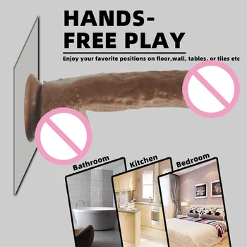 Ejaculating Dildos For Women Dick Realistic Dildo Big Penis Squirting Huge Anal Strapon Lesbian Silicone Fake Penis Sex Toys 3