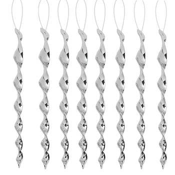 

8Pcs Bird Repellent Reflective Scare Rods, Effective Hanging Bird Repellent Devices to Keep Birds Away