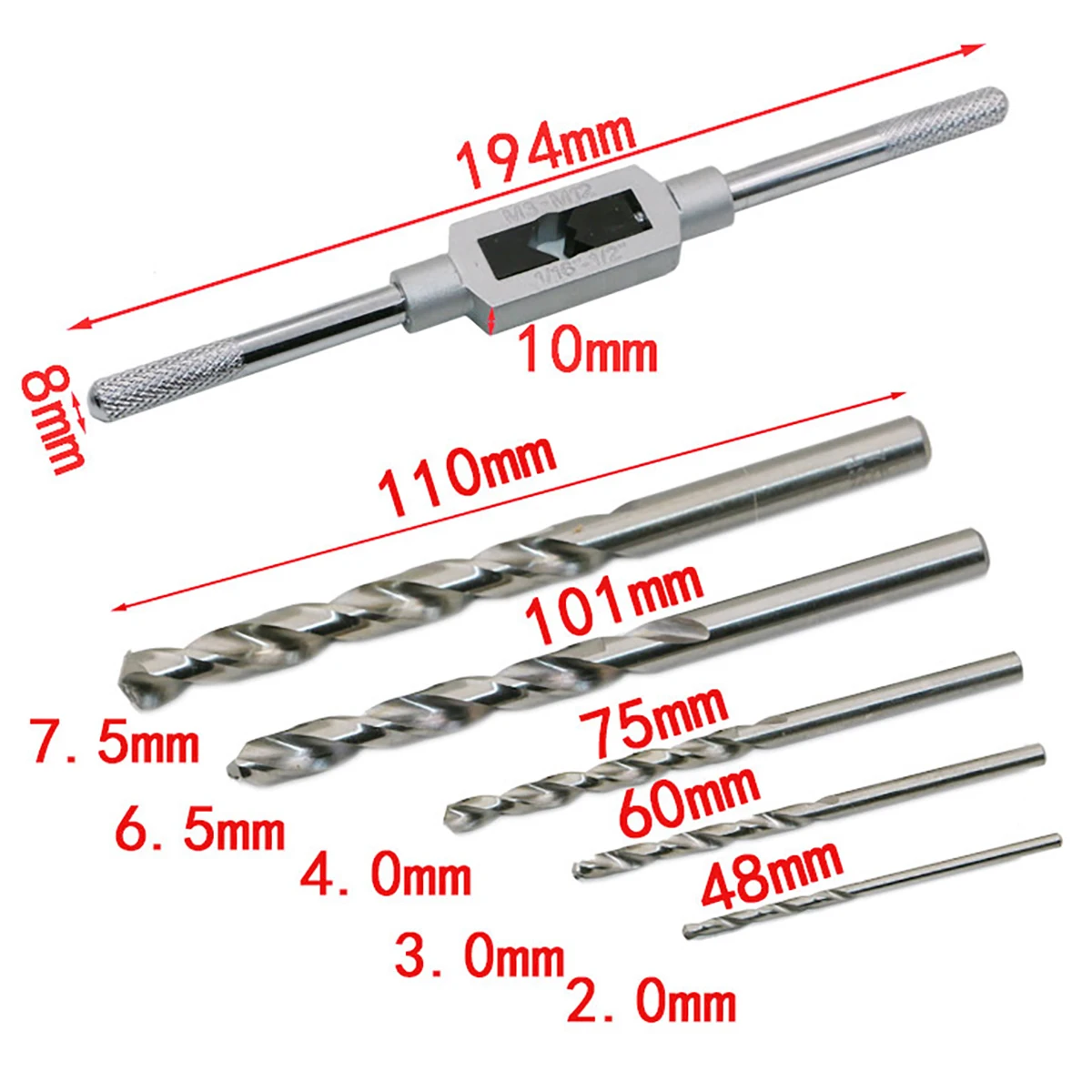 DWZ 11pc New Screw Extractor Drill Guide Removal Broken Bolts Fasteners Easy Out Set