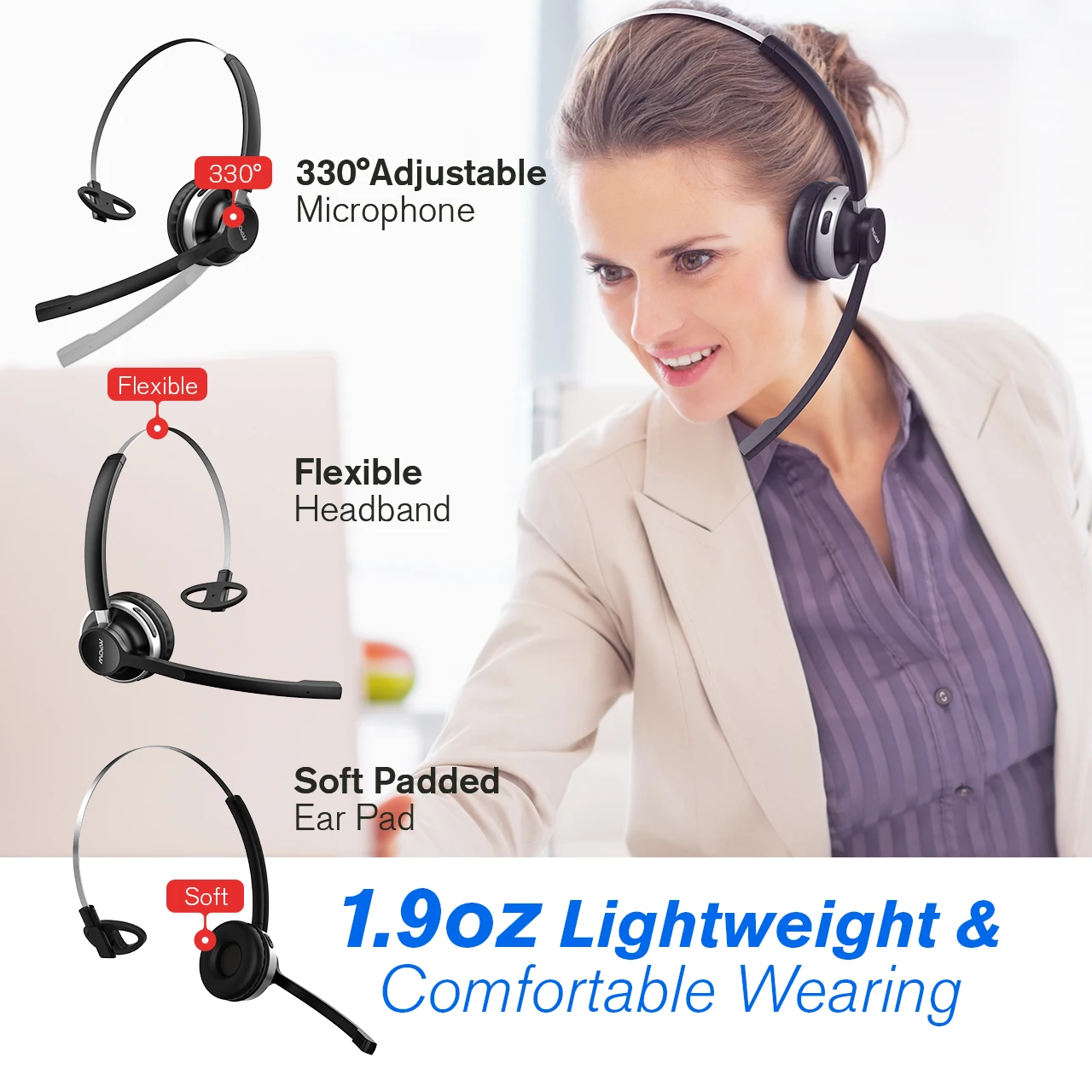 Mpow HC3/HC3 Pro Trucker Bluetooth 
