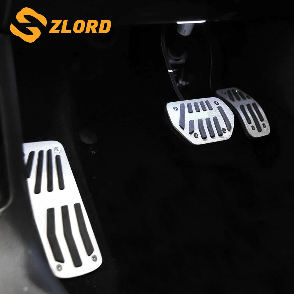 Zlord Pedale Auto Per Peugeot 2008 207 Cc Sw Gti / Rc 208 Gti 308 Cc At/Mt Std Pedale Poggiapiedi Pedale Accessori Auto
