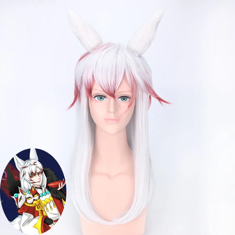 

Game Cosplay Yin and Yang Division Hand Tour/Demon Fox/Elegant man Role Play Wig Synthetic Hair Costume Show Wigs Anime