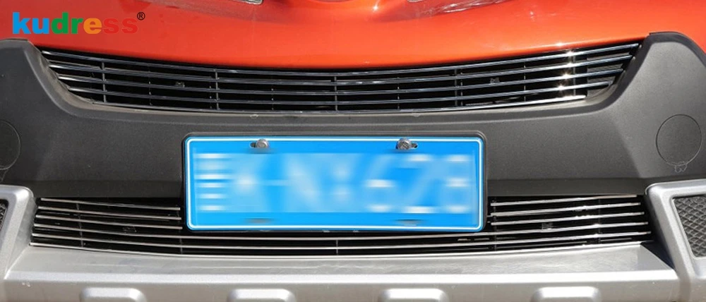 Решетчатая накладка из нержавеющей стали для Toyota RAV4 2013 2014 2015|front grill cover|grill trimtrim cover