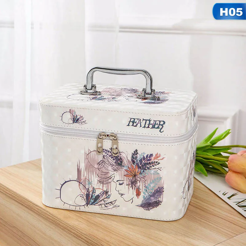 1 шт. профессиональная коробка для косметики PU водонепроницаемые дорожные портативные туалетные принадлежности Кисть для макияжа Держатель Сумочка на молнии Прямая поставка