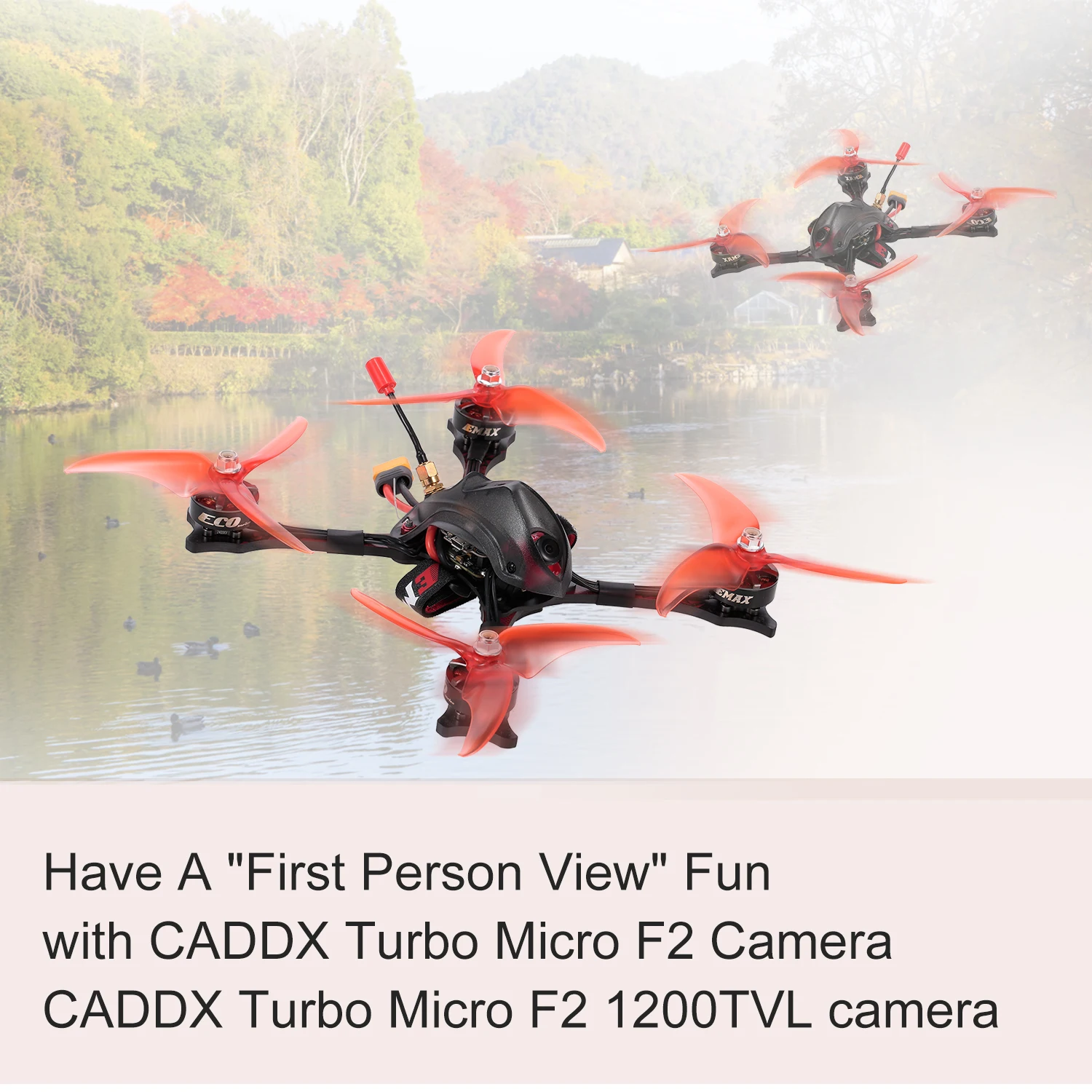 EMAX Hawk Sport FPV гоночный Дрон с камерой 1200TVL 2207 2400KV бесщеточный мотор 35A ESC F4 крошечный D8 FrSky приемник BNF игрушка Дрон
